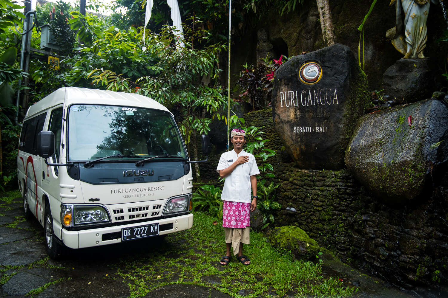 Resort Service Free Shuttle to Ubud, Puri Gangga Resort Ubud Services